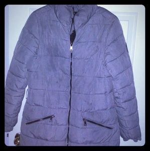 Bebe Gray Puffs coat